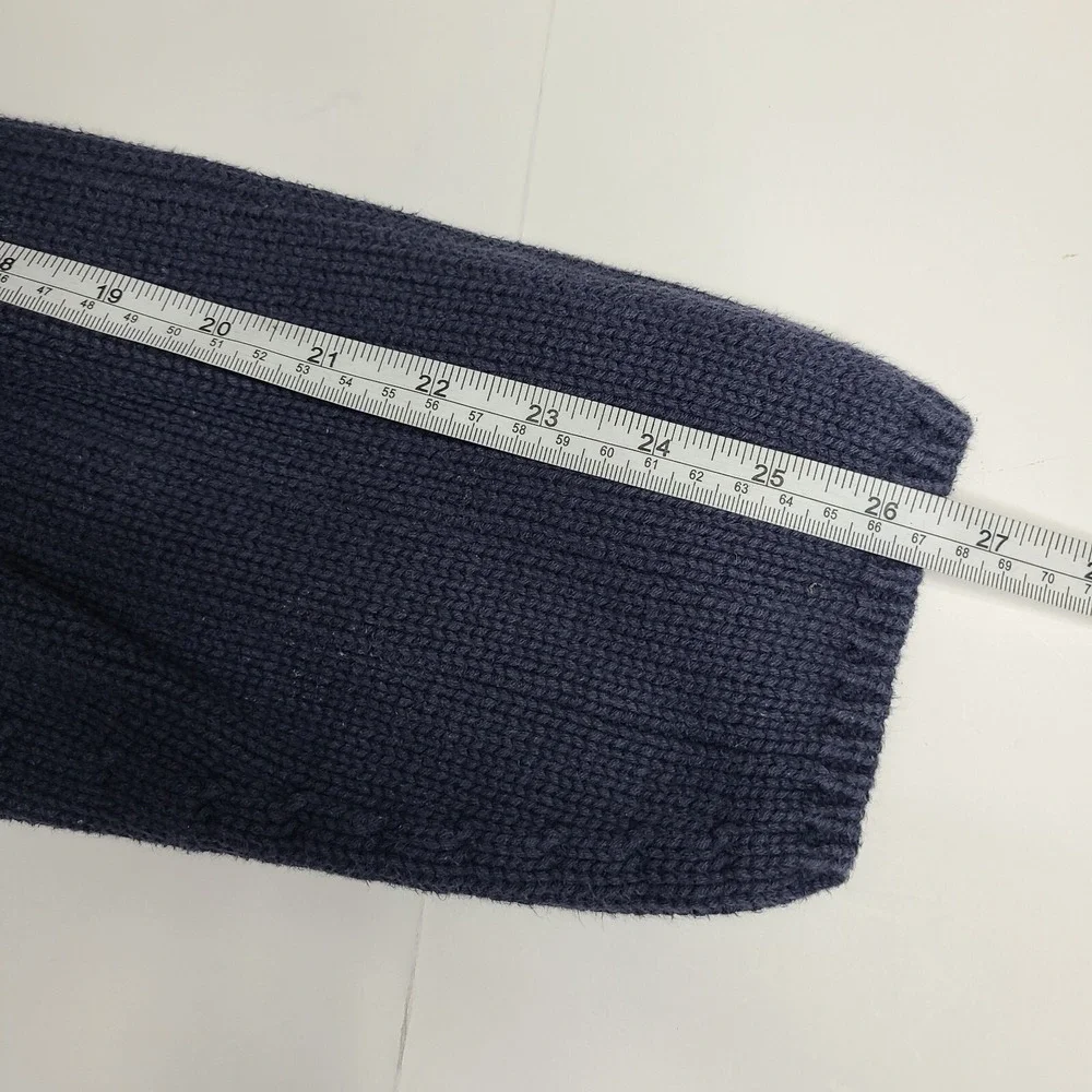 Polo Ralph Lauren Jeans Co Mens Navy Blue 1/4 Zip Sweater‎ Size XXL